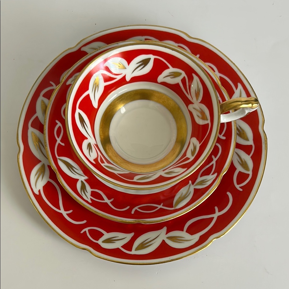 Alka kunst Kronach Bavaria Germany Porcelain Tea Trio set
